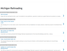 Tablet Screenshot of michiganrails.blogspot.com