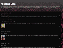 Tablet Screenshot of adoptingolga.blogspot.com
