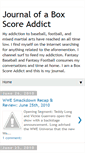 Mobile Screenshot of boxscoreaddict.blogspot.com