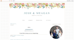 Desktop Screenshot of joshandmeagan.blogspot.com