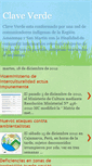 Mobile Screenshot of claveverde.blogspot.com