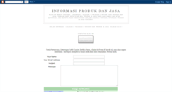 Desktop Screenshot of informasi-produk-dan-jasa.blogspot.com