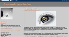 Desktop Screenshot of construindomeusonho.blogspot.com