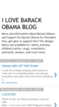 Mobile Screenshot of iloveobama.blogspot.com