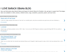 Tablet Screenshot of iloveobama.blogspot.com