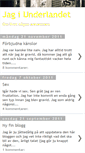 Mobile Screenshot of jagiunderlandet.blogspot.com