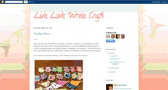 Desktop Screenshot of livelovewritecraft.blogspot.com