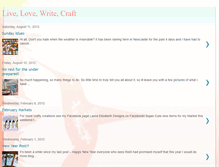 Tablet Screenshot of livelovewritecraft.blogspot.com