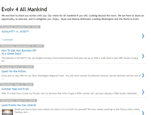 Tablet Screenshot of evolv4allmankind.blogspot.com
