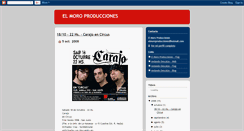 Desktop Screenshot of elmoroproducciones.blogspot.com