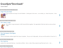 Tablet Screenshot of gracequte-downloads.blogspot.com