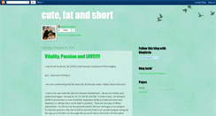 Desktop Screenshot of cutefatandshort.blogspot.com