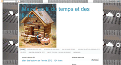 Desktop Screenshot of mazel-au-fil-des-livres.blogspot.com