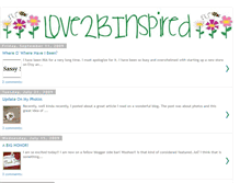 Tablet Screenshot of love2binspired.blogspot.com