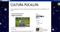 Desktop Screenshot of cultura-pucallpa.blogspot.com
