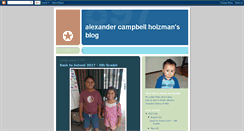 Desktop Screenshot of alexandercampbellholzman.blogspot.com