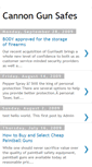 Mobile Screenshot of cannongunsafes.blogspot.com