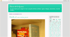 Desktop Screenshot of diariodelaazucena.blogspot.com