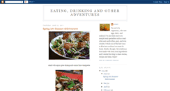 Desktop Screenshot of eatingdrinkingandotheradventures.blogspot.com