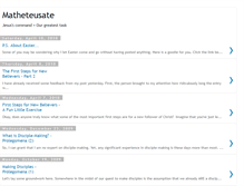 Tablet Screenshot of disciple-making.blogspot.com