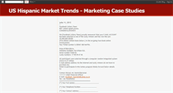 Desktop Screenshot of hispanicmarkettrends.blogspot.com