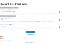 Tablet Screenshot of discounttiresdirect.blogspot.com