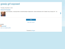 Tablet Screenshot of gossipgirlexposed.blogspot.com