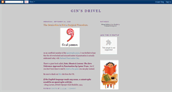 Desktop Screenshot of ginsdrivel.blogspot.com
