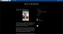 Desktop Screenshot of boysareretarted.blogspot.com