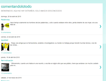 Tablet Screenshot of comentandolotodo.blogspot.com