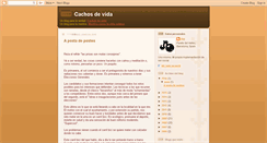 Desktop Screenshot of cachosdevida.blogspot.com