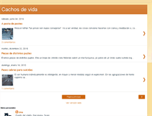 Tablet Screenshot of cachosdevida.blogspot.com
