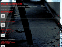 Tablet Screenshot of muerteparaiso.blogspot.com