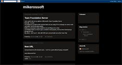 Desktop Screenshot of mikerossoft.blogspot.com