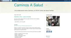 Desktop Screenshot of caminosasalud.blogspot.com