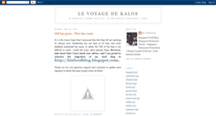 Desktop Screenshot of le-voyage-de-kalos.blogspot.com