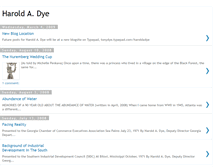 Tablet Screenshot of harolddye.blogspot.com