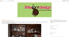 Desktop Screenshot of littleantdesign.blogspot.com