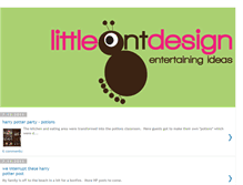 Tablet Screenshot of littleantdesign.blogspot.com