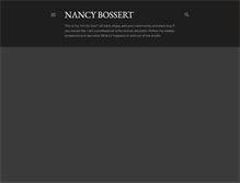 Tablet Screenshot of nancybossert.blogspot.com