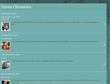 Tablet Screenshot of harrischronicles.blogspot.com