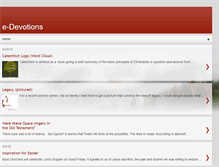 Tablet Screenshot of e-devotions.blogspot.com