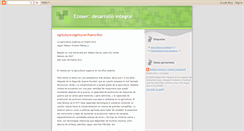 Desktop Screenshot of ecoserdesarrollointegral.blogspot.com