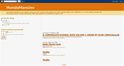 Desktop Screenshot of mondomancino.blogspot.com