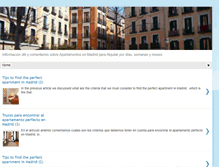 Tablet Screenshot of apartments-madrid.blogspot.com