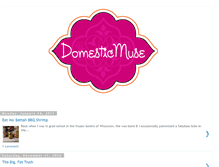 Tablet Screenshot of domestickmuse.blogspot.com