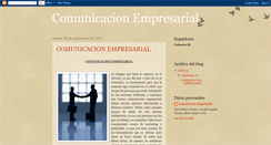 Desktop Screenshot of comunicacionempresarial-2010.blogspot.com