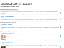 Tablet Screenshot of muhammadsyafiie-elbantanie.blogspot.com