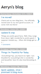 Mobile Screenshot of aeryns-blog.blogspot.com