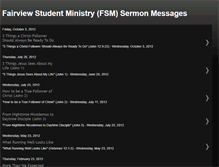 Tablet Screenshot of fsmmessages.blogspot.com